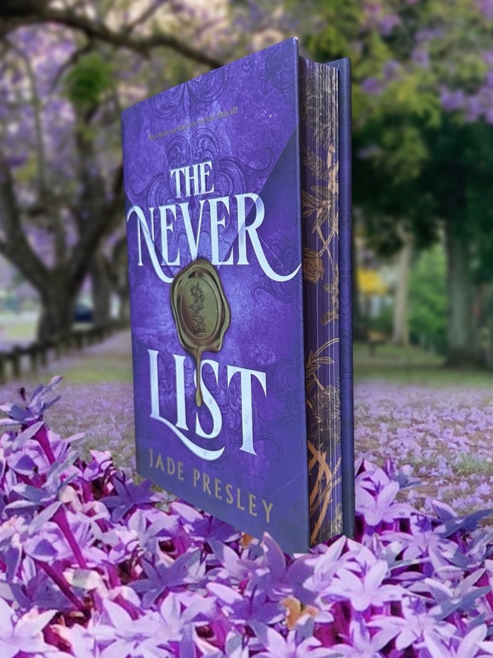 The Never List by Jade Presley - Deluxe Limited Edition - Hardcover